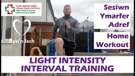 LIIT ADREF LIIT AT HOME Light Intensity Interval Training Byw N Iach YouTube