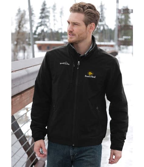 Eddie Bauer® Fleece Lined Jacket Golden Stiches Embroidery