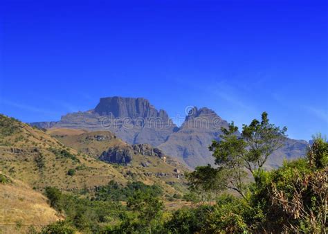 View Of Drakensberg Mountain Peaks A View Of Some Of The Peaks Of The