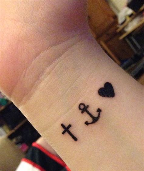 Faith Hope Love Symbol Tattoo Entertainmentmesh