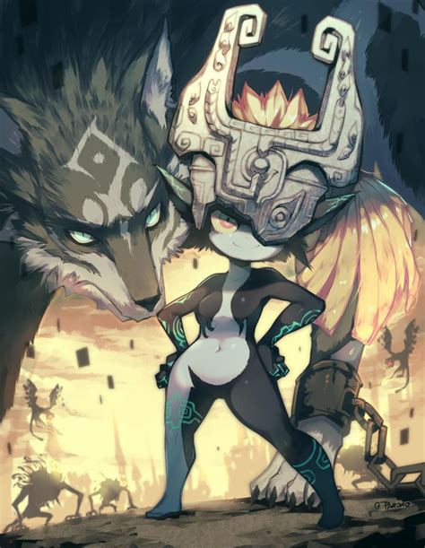 Wolf Link And Midna By Parororo The Legend Of Zelda In 2020 Link And Midna Legend Of Zelda