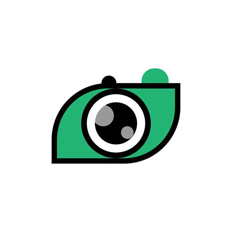 Camera And Green Camera Eye Icon Logo 11916886 Vector Art At Vecteezy