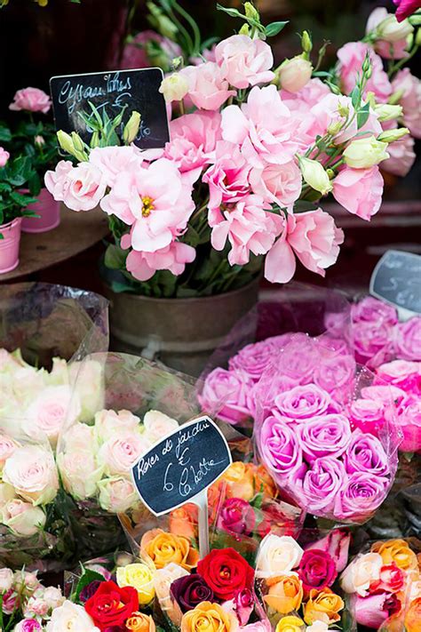 Choose from fresh cut roses, tropical flowers and so much more. Paris Farmers Market | Flower shop, Pretty flowers, Flowers
