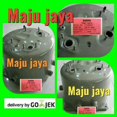 27 meter (max) daya dorong : Jual Tangki pompa air SANYO PH 258 JP Original hitachi ...
