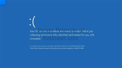 How To Remove Your Pc Ran Into A Problem And Needs To Restart Botcrawl