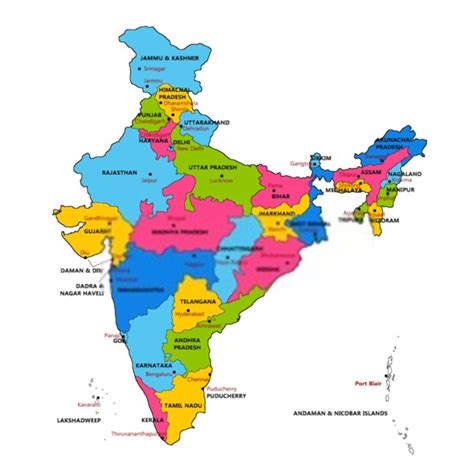 Map With States States And Capitals Of India Map List Of Total 29 Images