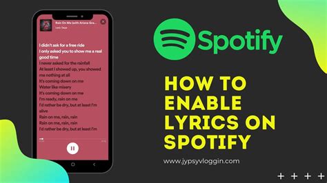 How To Enable Lyrics On Spotify Youtube