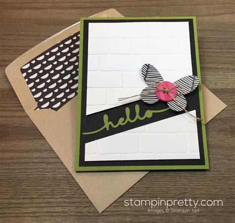 Brick Wall Made An Impression On You Stampin Pretty