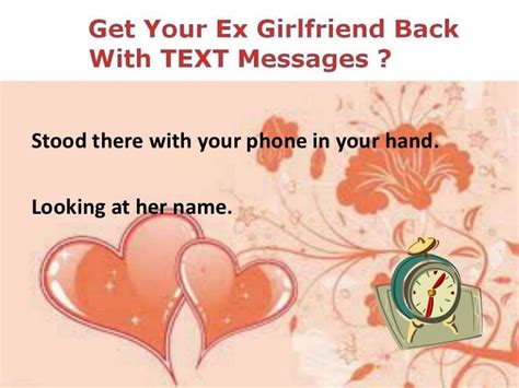 get your ex girlfriend back with text messages