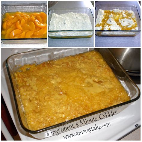 Reviewed by millions of home cooks. 3 Ingredient Peach Cobbler with Cake Mix (in 5 Mins ...