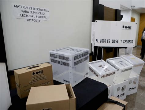 Materiales electorales que se utilizarán para el Proceso Electoral