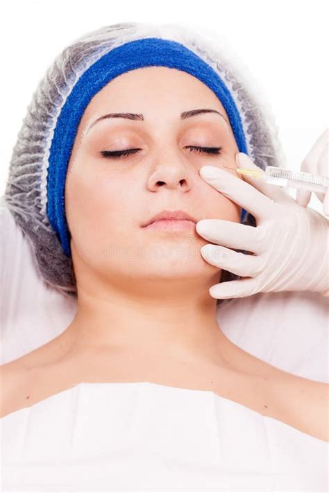 Cosmetic Procedure Botox Injections Stock Photo Image Of Clean