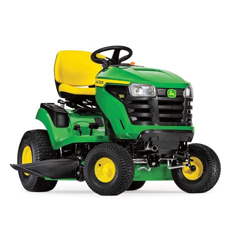John Deere S120 42 Inch Deck 22 Hp Hydro Lawn Tractor The Home Depot