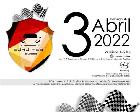 Festival De Carros Europeos En Guatemala Abril 2022 Guatemala Com