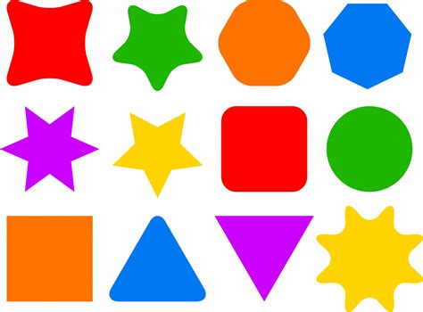 Colourful Shape Icons Free Stock Photo Public Domain Pictures