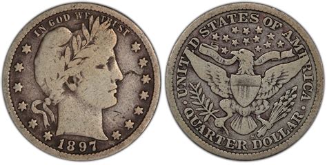 Images Of Barber Quarter 1897 S 25c Pcgs Coinfacts