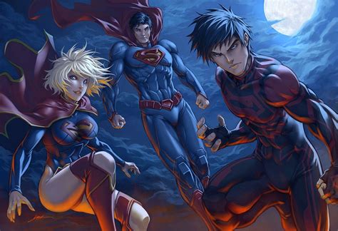 Superman Supergirl Superboy Marvel Comics Comics Anime Dc Comics