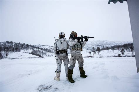 Danish Frogman Corps Operatives During Arctic Warfare Exercise In