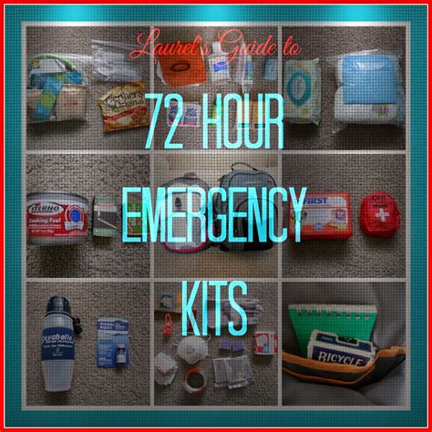 72-Hour Emergency Kits | 72 hour emergency kit, Emergency kit, Emergency