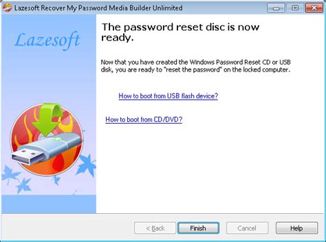 Lazesoft Recover My Password How To Burn A Windows Password Recovery Cd