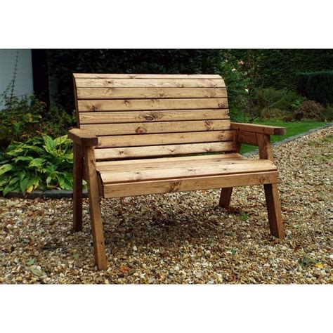 Scandinavian Redwood Garden Bench By Charles Taylor 2 Seater Buy