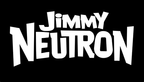 Download Iconic Black And White Jimmy Neutron Boy Genius Logo Wallpaper