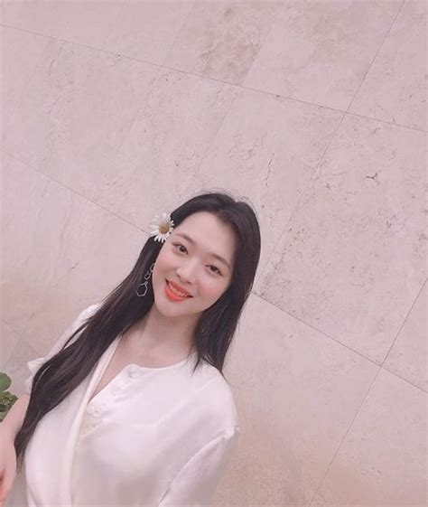 sulli s new selfies after tearful broadcast netizens response daily k pop news