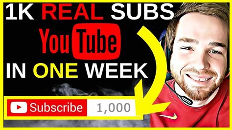 8 ways to get to 1000 youtube subscribers. How to Get 1000 REAL YouTube Subscribers in ONE week ...