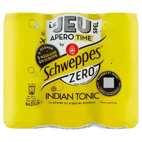 Zero Indian Tonic 6 X 33 Cl Carrefour Belgique