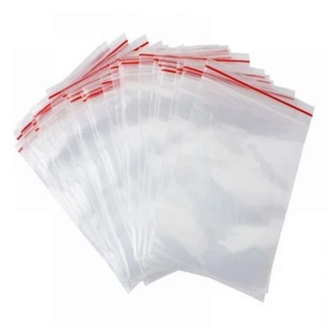 Material Handling Grip Self Press Seal Zip Lock Bag Plastic Clear Seal