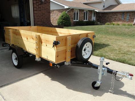 Folding Utility Trailers Trailer Kits Parts And Accessories Red