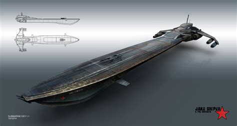Artstation Submarine Design Kris Turvey Concept Ships Submarines