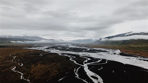 Wallpaper Id 9997 Mountains River Valley Landscape Iceland 4k