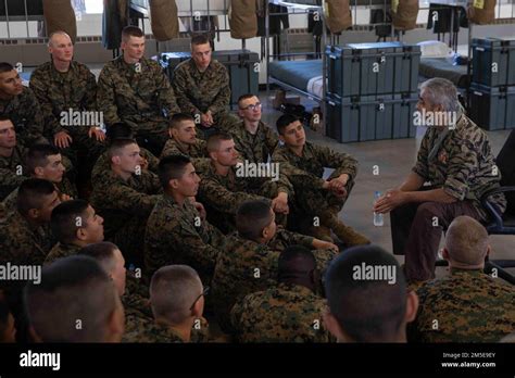 U.S. Marine Corps Staff Sgt. Jim Gularte (ret.) with the Marine Corps