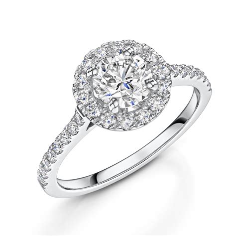 Proposing to the love of your life? Platinum & Diamond Halo Ring | Avanti Fine Jewellers of Ashbourne