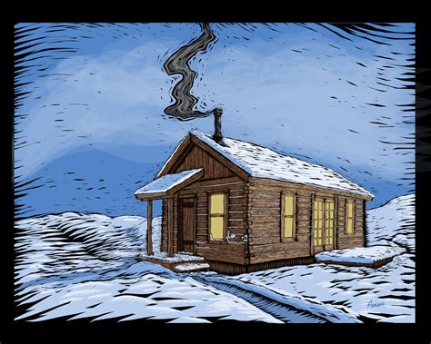 Winter Cabin 2023 On Behance