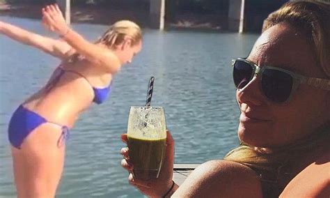 Tamzin Outhwaite Shows Off Her Toned And Tanned Bikini Body
