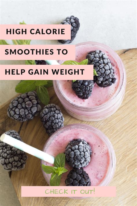 High Calorie Smoothies To Help Gain Weight In 2021 High Calorie