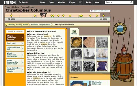 Bbc Christopher Columbus Content Classconnect