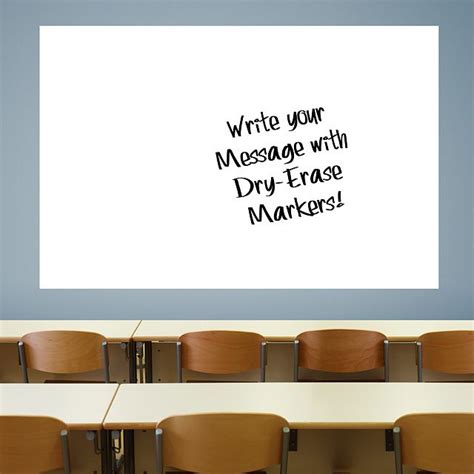 Dry Erase Whiteboard Jumbo Removable Wall Decal With Images Dry
