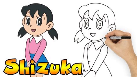 How To Draw Shizuka Step By Step Youtube