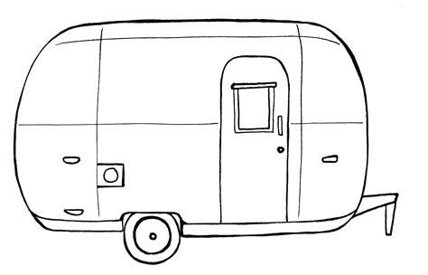 And if you are in a spending mood, here are some super cute retro trailer products on amazon! Airstream caravan clipart - Clipground