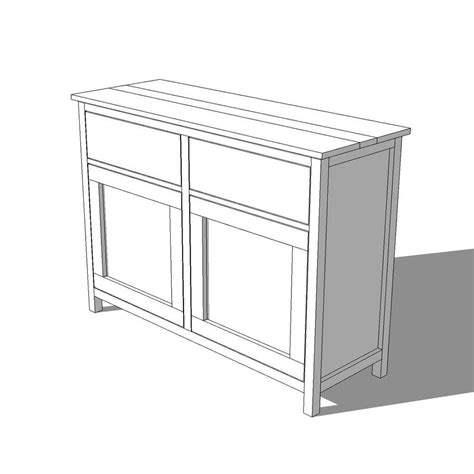 They are extremely handy for a meal buffet style. DIY Sideboard Buffet Cabinet Plans — Crafted Workshop in ...