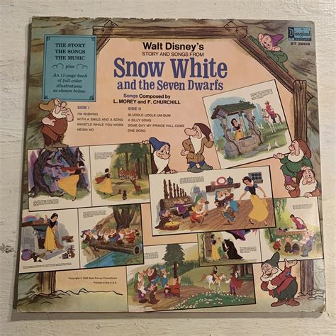 Walt Disney Snow White And The 7 Dwarfs Ost Lp India Ubuy