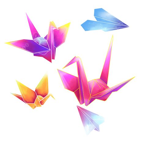 Paper Crane Png Image Thousand Paper Cranes Pray For Blessings By Hand