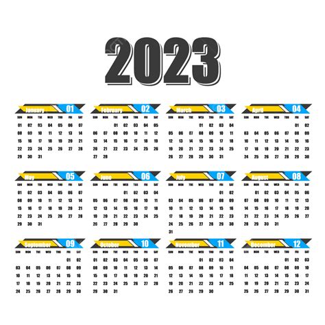 Calendario 2023 Png Pngwing Idesign Imagesee