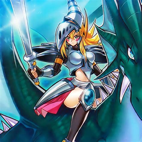Dark Magician Girl The Dragon Knight Yu Gi Oh Duel Monsters Image