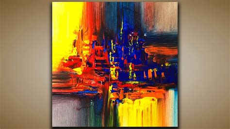 Abstract Art Satisfying Demo 121 Palette Knife