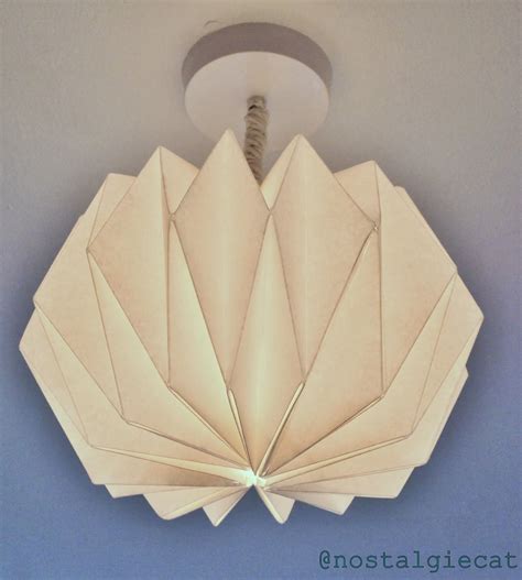Nostalgiecat DIY Origami Paper Lampshade Abat Jour Origami
