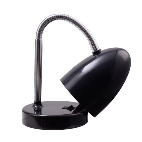 Mainstays Led Desk Lamp Flexible Metal Gooseneck Black 2